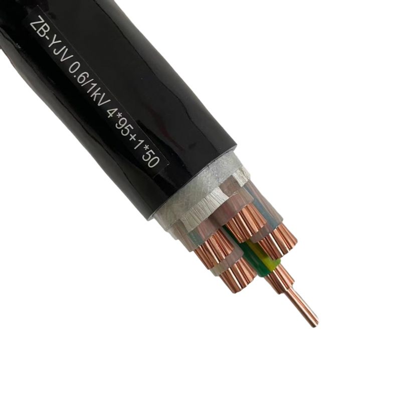 阻燃交聯聚乙烯絕緣聚氯乙烯護套銅芯電纜  ZB-YJV